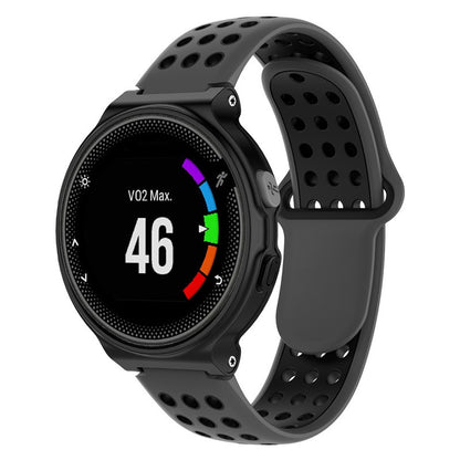 26mm Dual-colors Silicone Watch Strap Band for Garmin Forerunner 735XT/220/230/235/620/630