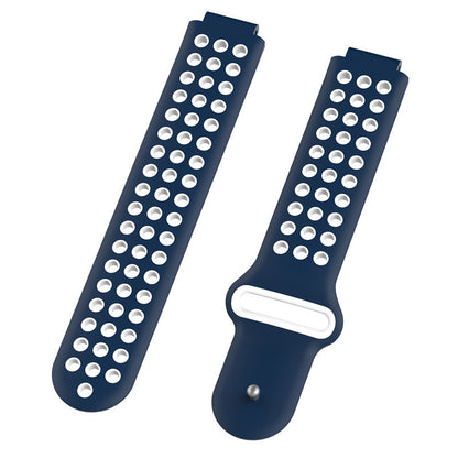 26mm Dual-colors Silicone Watch Strap Band for Garmin Forerunner 735XT/220/230/235/620/630