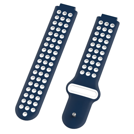 26mm Dual-colors Silicone Watch Strap Band for Garmin Forerunner 735XT/220/230/235/620/630
