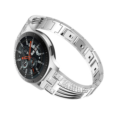 22mm Sector Shape Diamond Metal Watch Band for Samsung Galaxy Watch 46mm / Gear S3