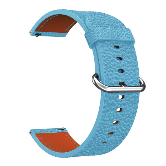 22mm Classic Buckle Genuine Leather Smart Watch Band for Samsung Galaxy Watch 46mm/Gear S3 Classic/Gear S3 Frontier