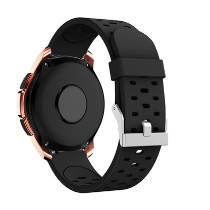 20mm Dual-colors Silicone Smart Watch Replacement Band for Samsung Galaxy Watch 42mm