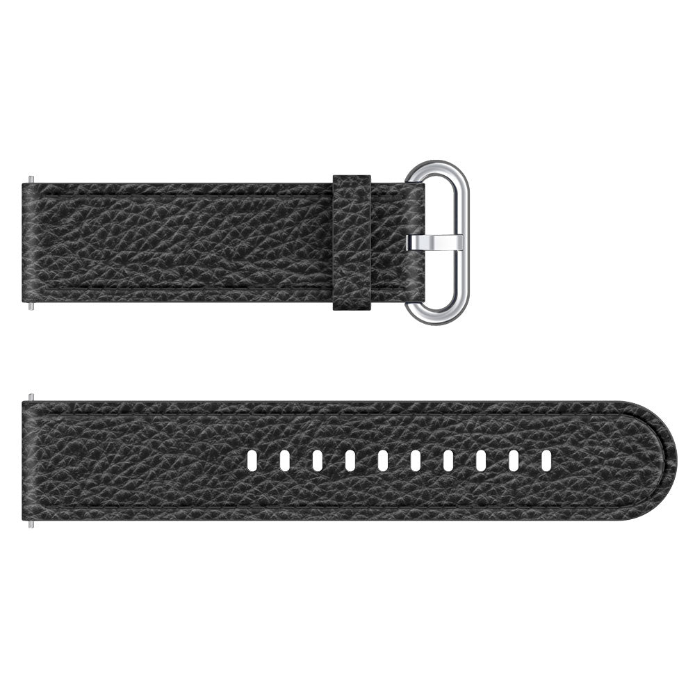 22mm Classic Metal Buckle Genuine Leather Smart Watch Strap for Samsung Gear S3 Classic/Galaxy Watch 46mm