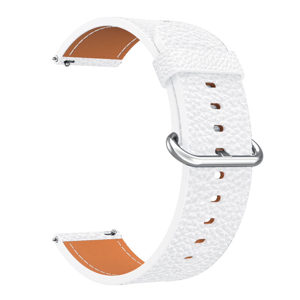 22mm Classic Metal Buckle Genuine Leather Smart Watch Strap for Samsung Gear S3 Classic/Galaxy Watch 46mm