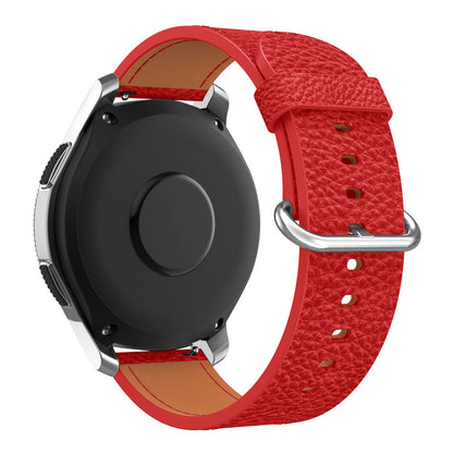 22mm Classic Metal Buckle Genuine Leather Smart Watch Strap for Samsung Gear S3 Classic/Galaxy Watch 46mm
