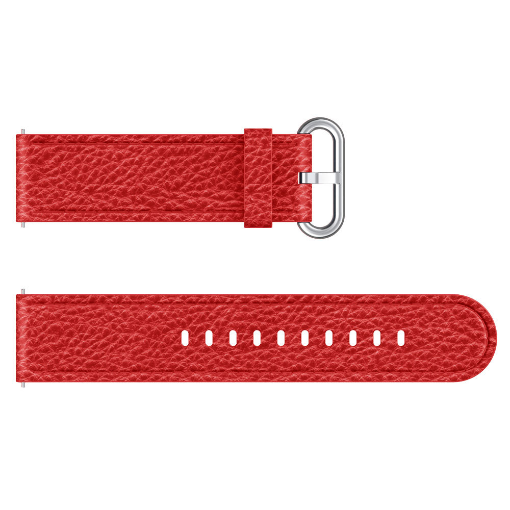 22mm Classic Metal Buckle Genuine Leather Smart Watch Strap for Samsung Gear S3 Classic/Galaxy Watch 46mm