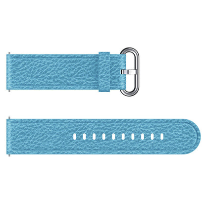 22mm Classic Metal Buckle Genuine Leather Smart Watch Strap for Samsung Gear S3 Classic/Galaxy Watch 46mm