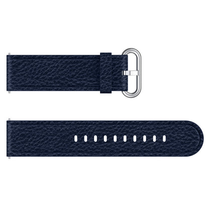 22mm Classic Metal Buckle Genuine Leather Smart Watch Strap for Samsung Gear S3 Classic/Galaxy Watch 46mm