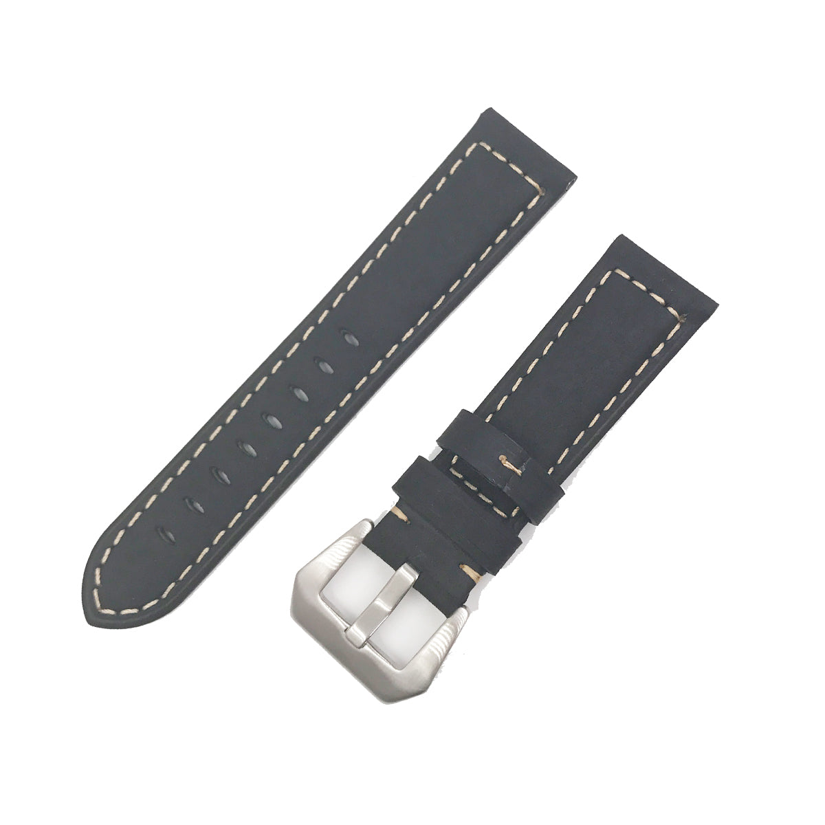 22mm Genuine Leather Watch Band Strap for Samsung Gear S3 Frontier / S3 Classic