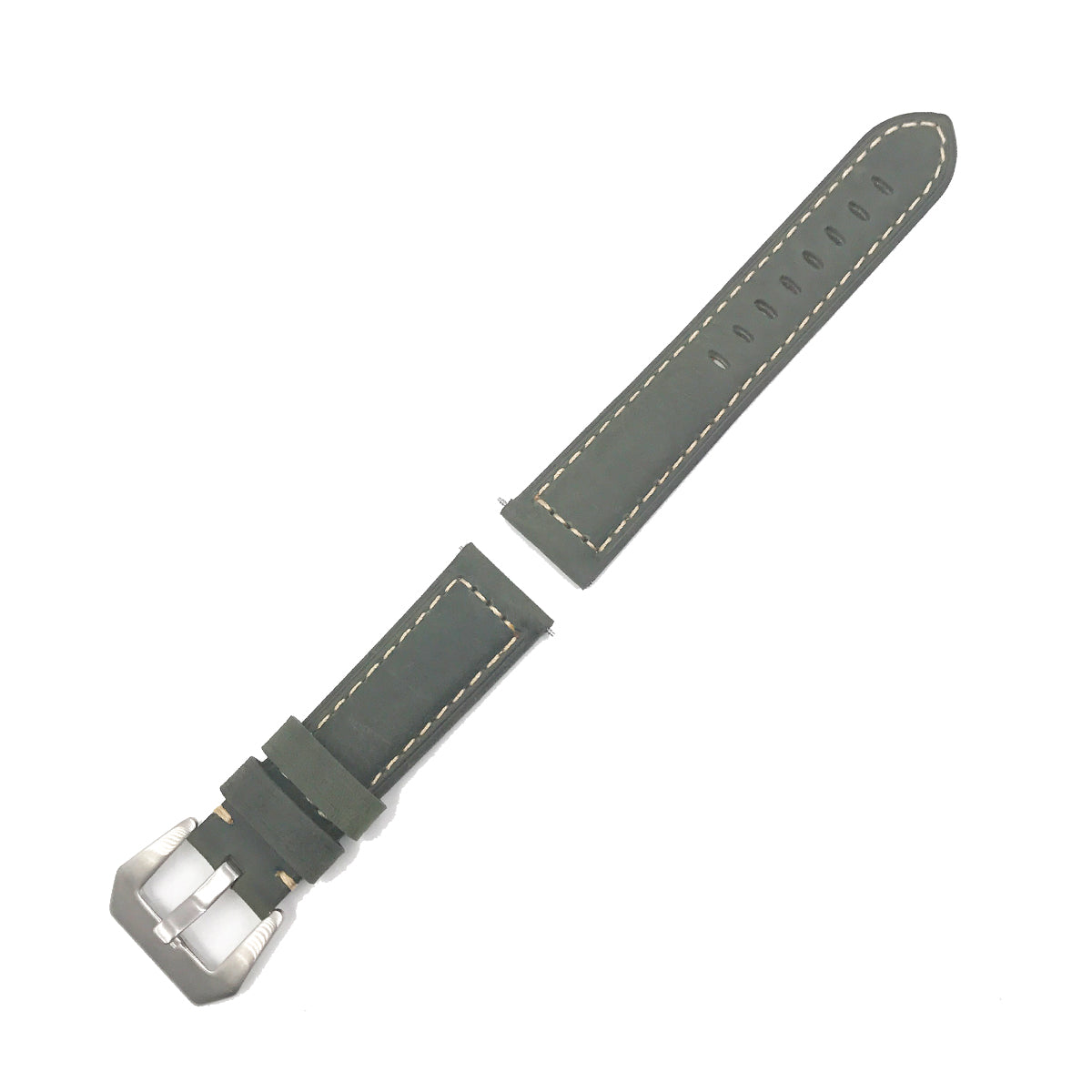 22mm Genuine Leather Watch Band Strap for Samsung Gear S3 Frontier / S3 Classic