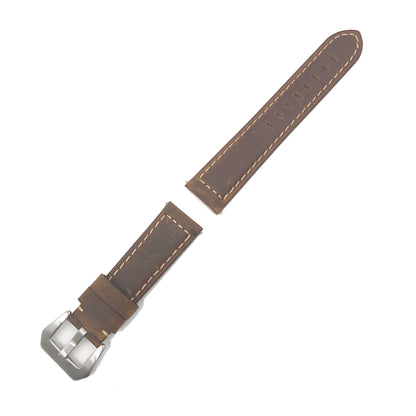 22mm Genuine Leather Watch Band Strap for Samsung Gear S3 Frontier / S3 Classic