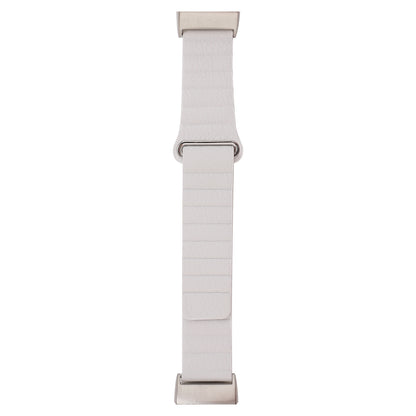 Magnetic Loop Genuine Leather Watch Band for Fitbit Charge 3