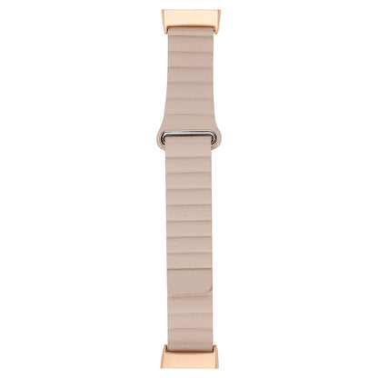 Magnetic Loop Genuine Leather Watch Band for Fitbit Charge 3