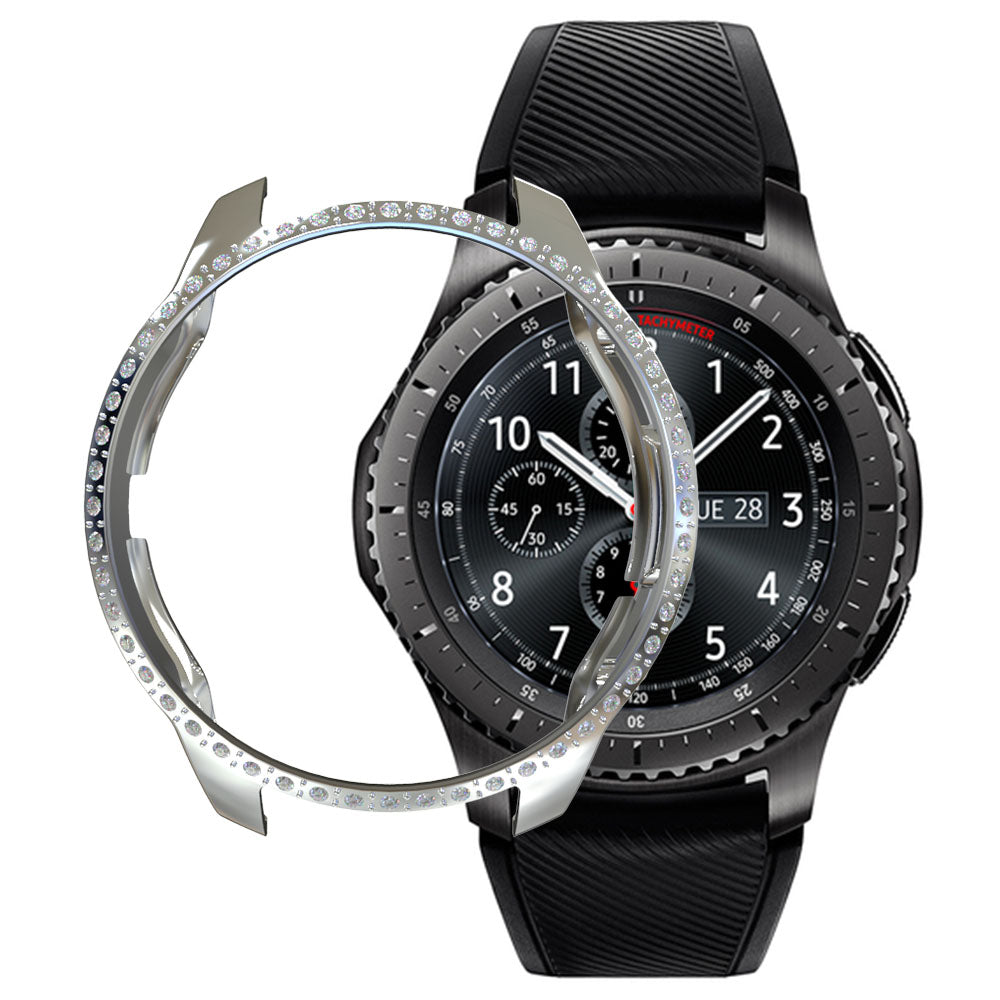 Rhinestone Decor PC Bumper Case for Samsung Galaxy Watch 42mm