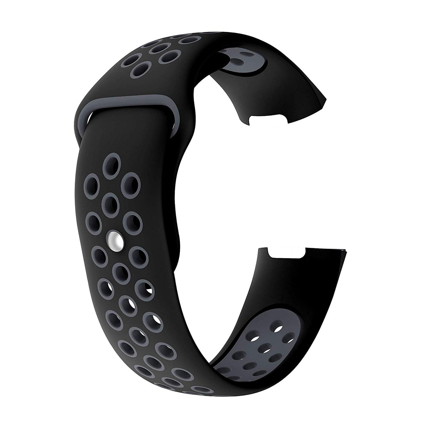 Two-color Soft Silicone Watch Band for Fitbit Charge 3