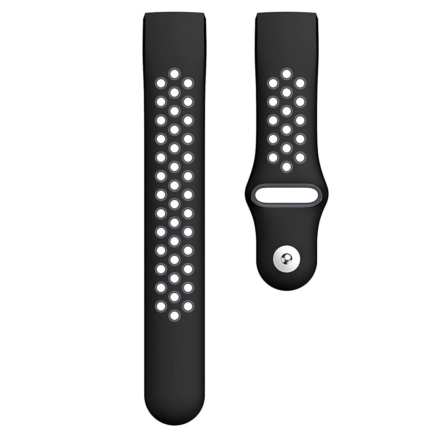 Two-color Soft Silicone Watch Band for Fitbit Charge 3
