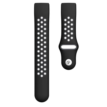 Two-color Soft Silicone Watch Band for Fitbit Charge 3