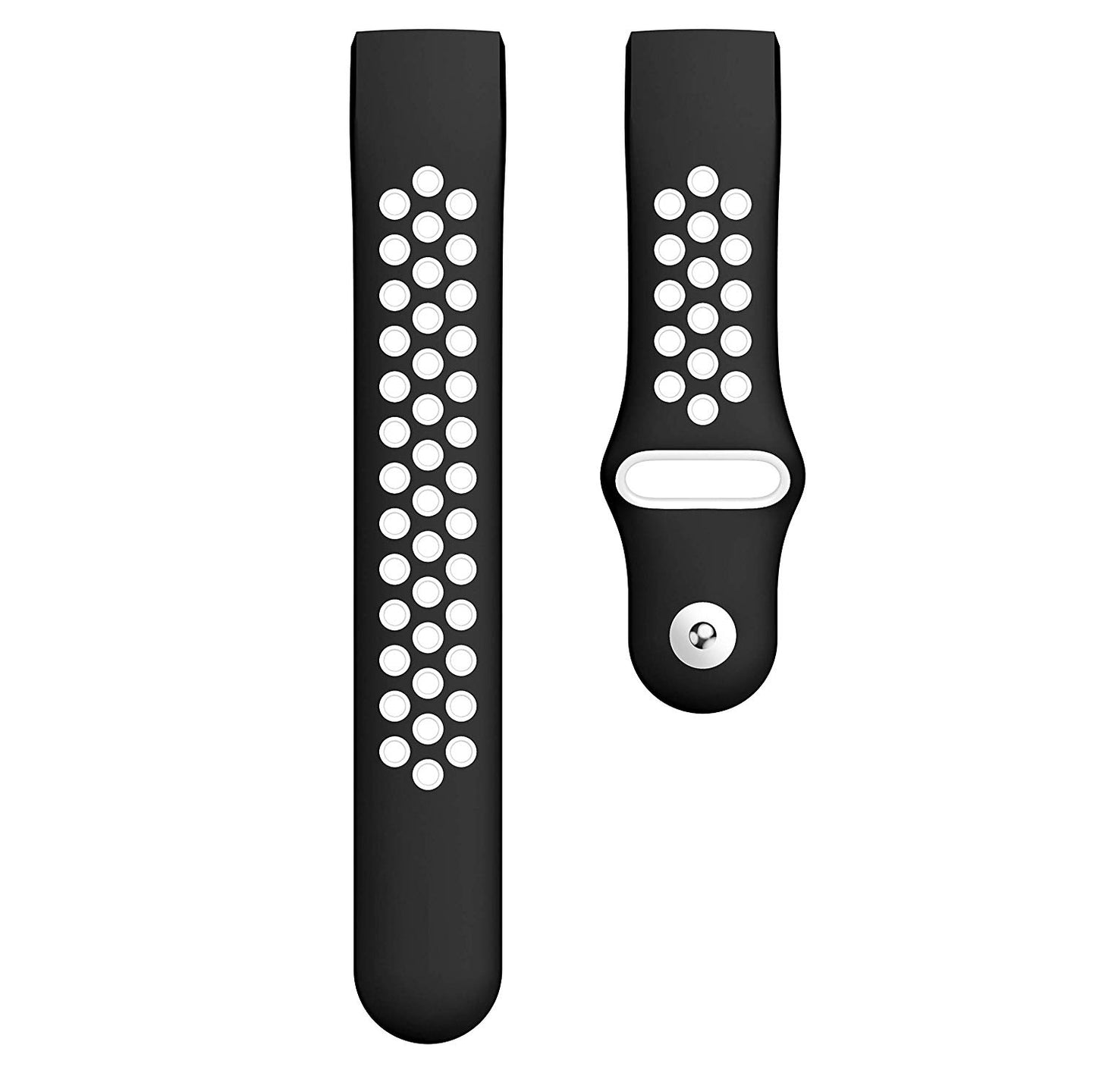 Two-color Soft Silicone Watch Band for Fitbit Charge 3