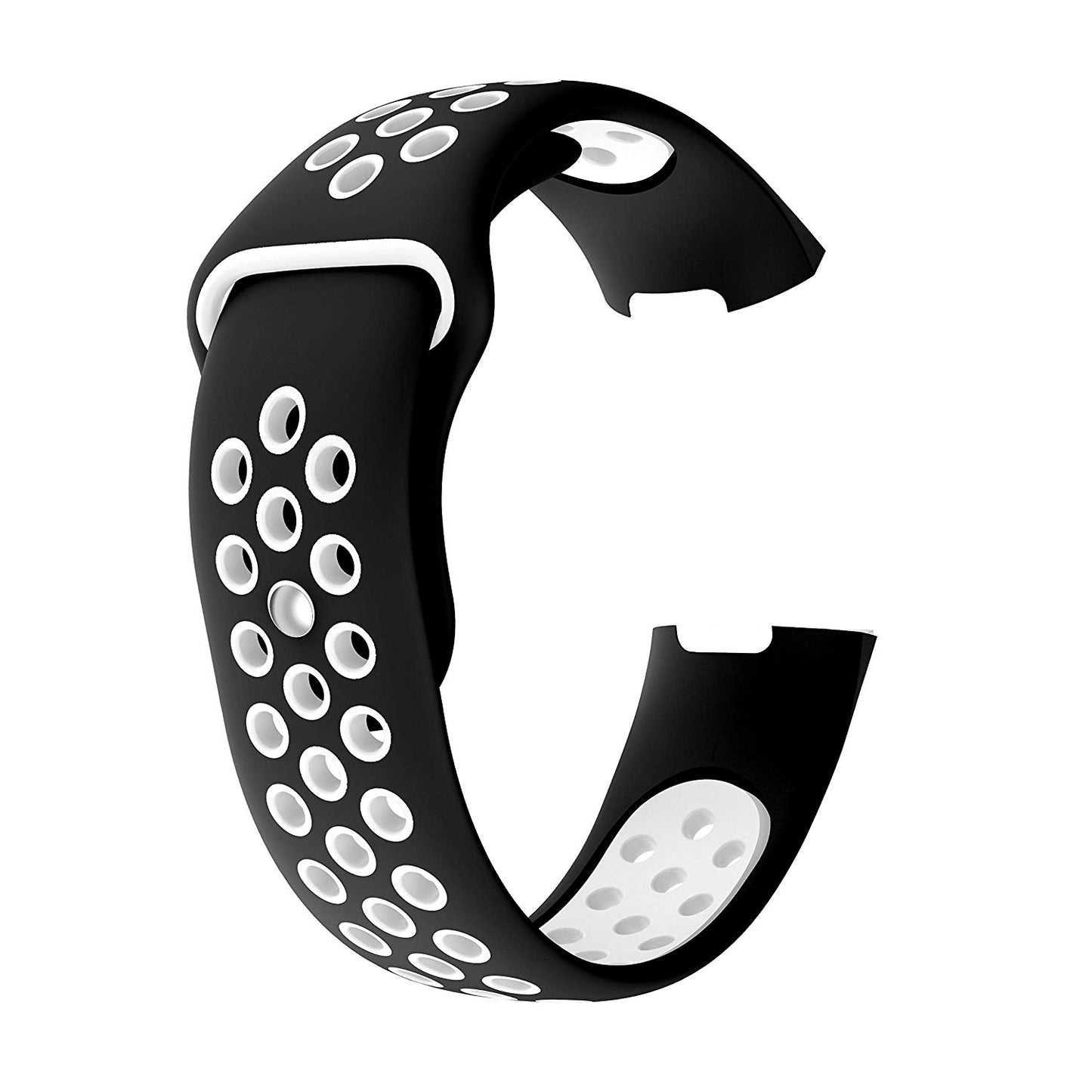 Two-color Soft Silicone Watch Band for Fitbit Charge 3