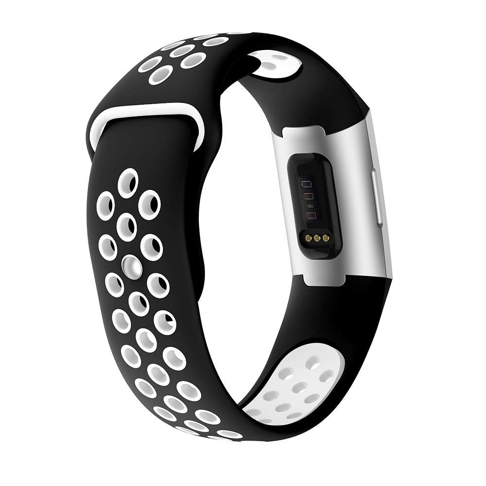 Two-color Soft Silicone Watch Band for Fitbit Charge 3
