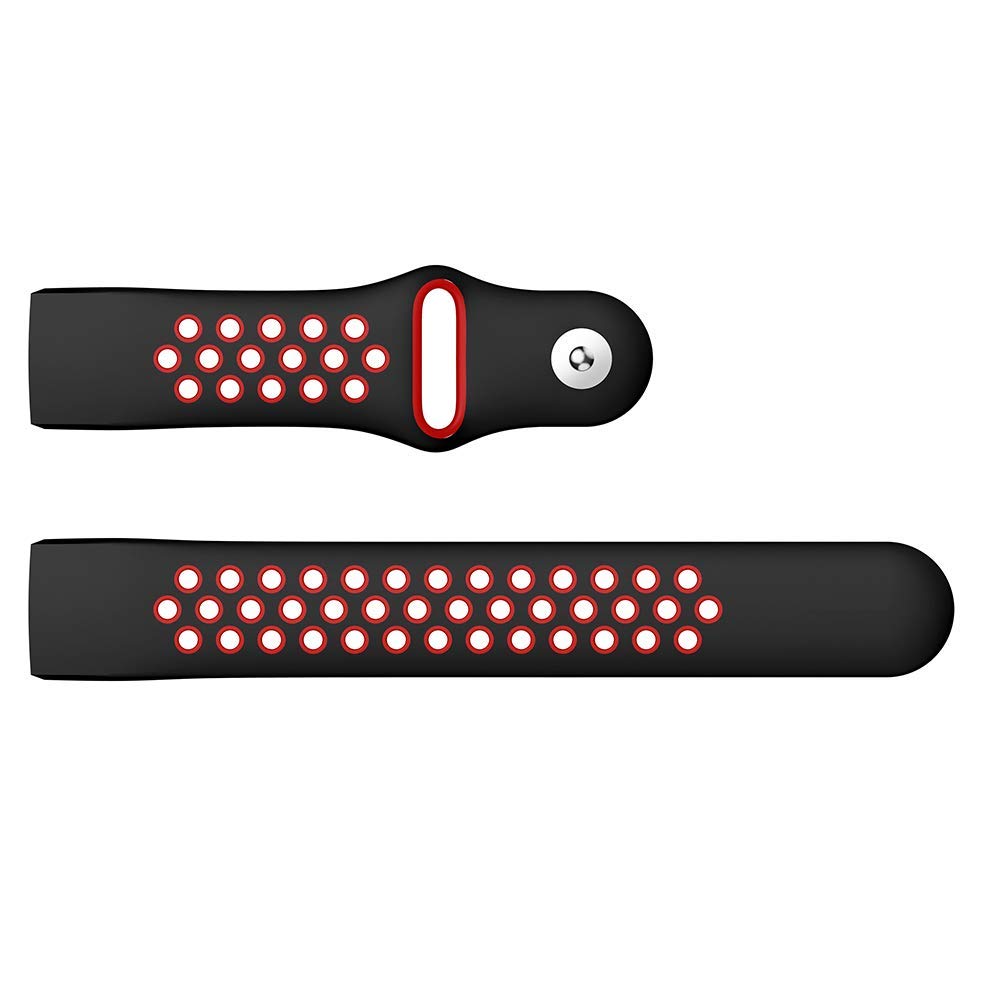 Two-color Soft Silicone Watch Band for Fitbit Charge 3