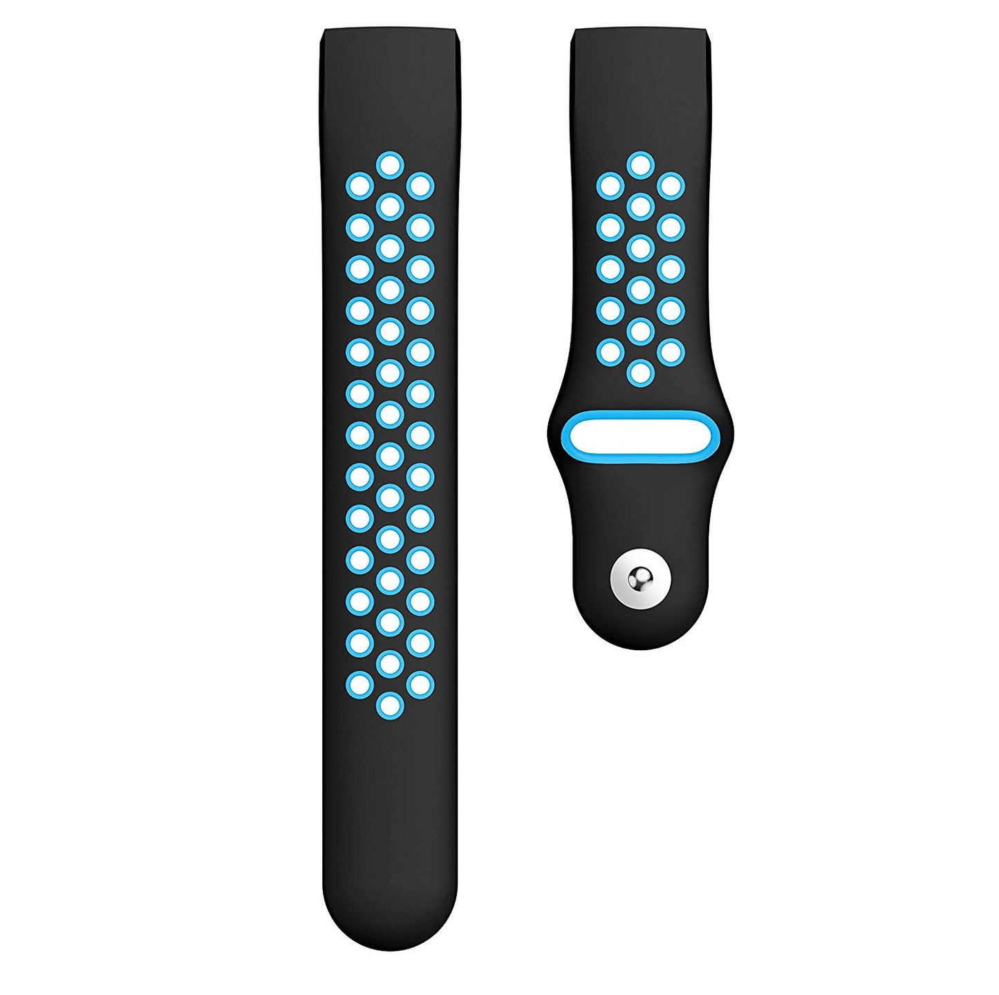 Two-color Soft Silicone Watch Band for Fitbit Charge 3