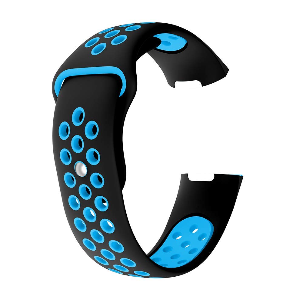 Two-color Soft Silicone Watch Band for Fitbit Charge 3