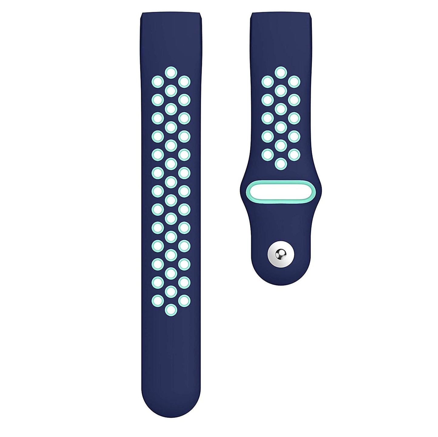 Two-color Soft Silicone Watch Band for Fitbit Charge 3