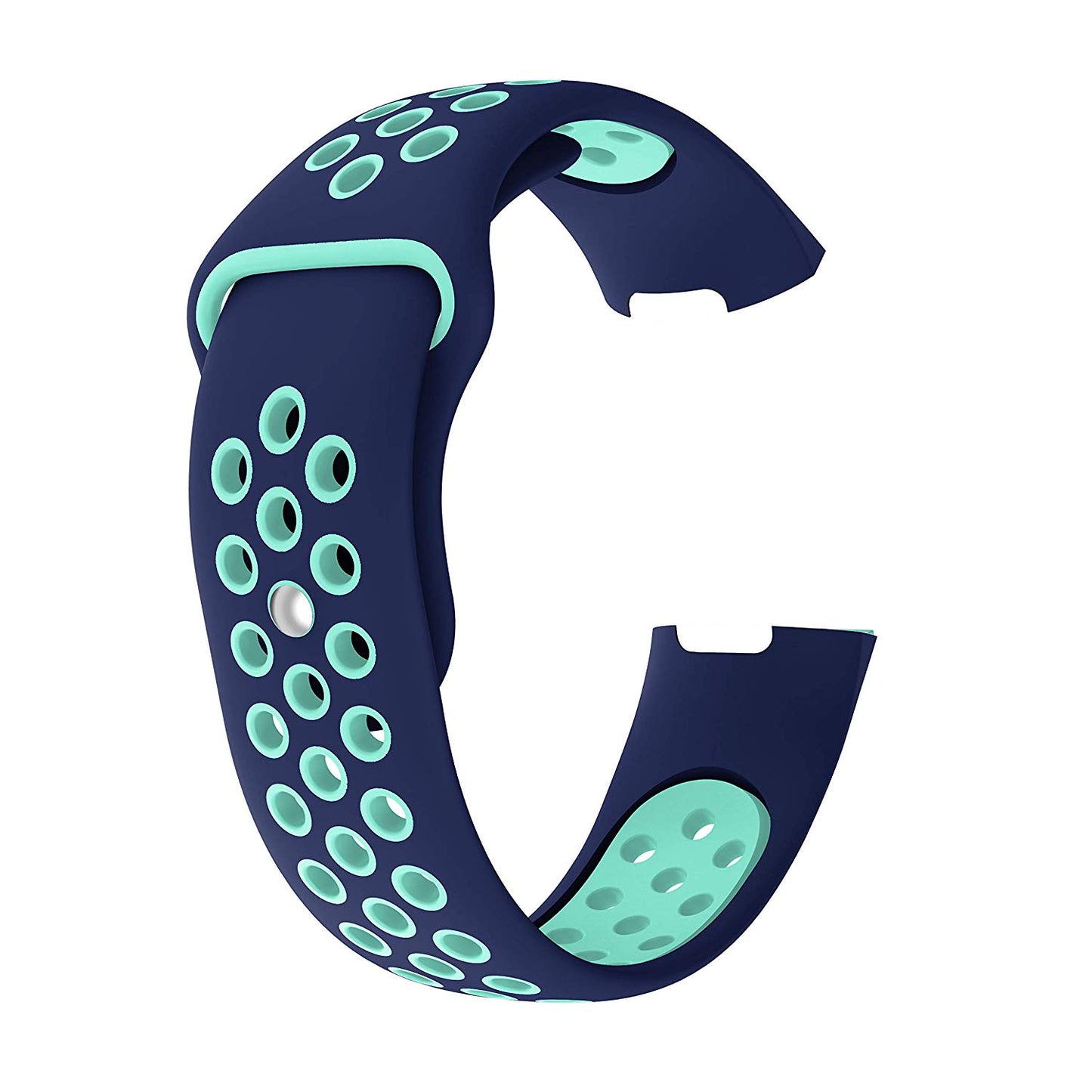 Two-color Soft Silicone Watch Band for Fitbit Charge 3