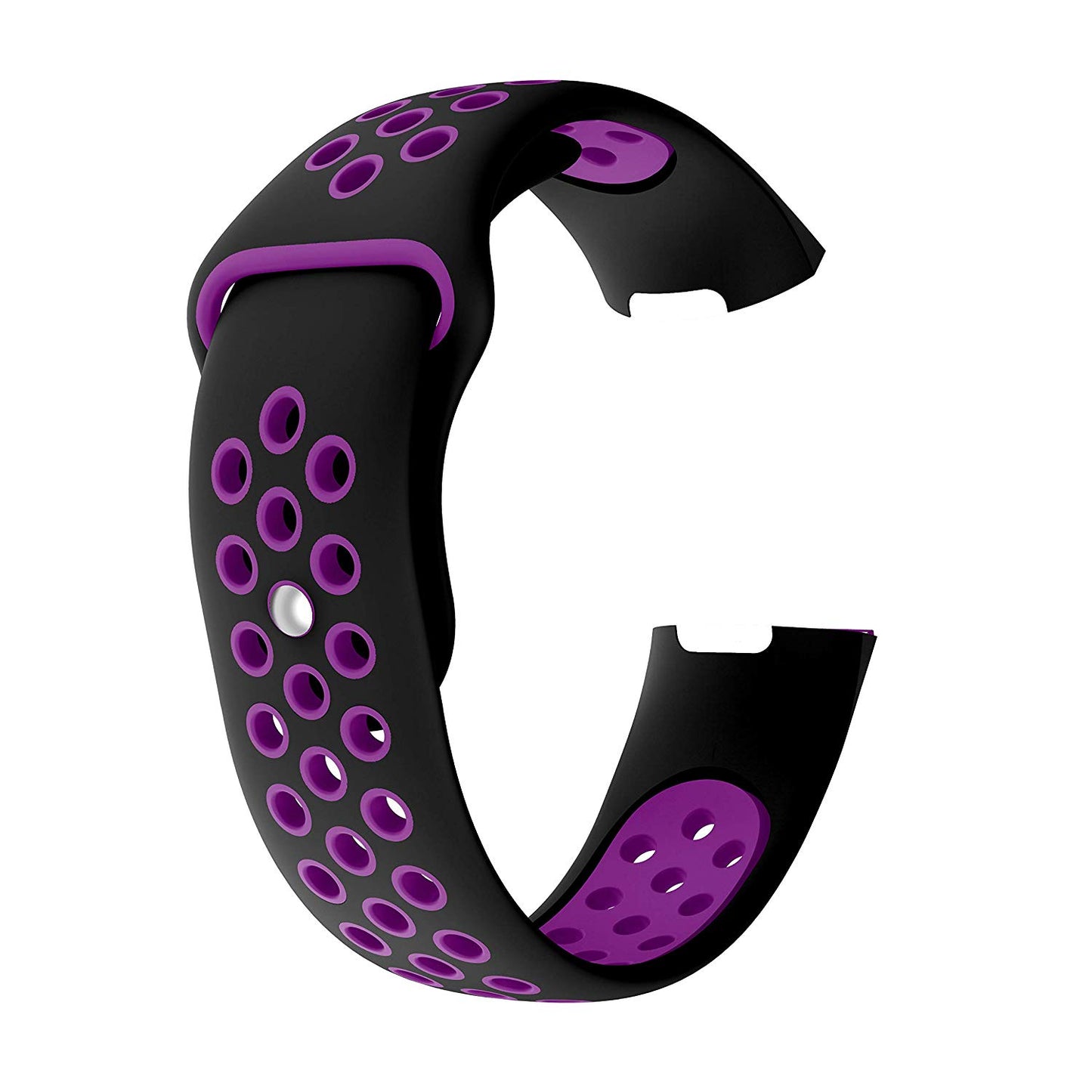 Two-color Soft Silicone Watch Band for Fitbit Charge 3