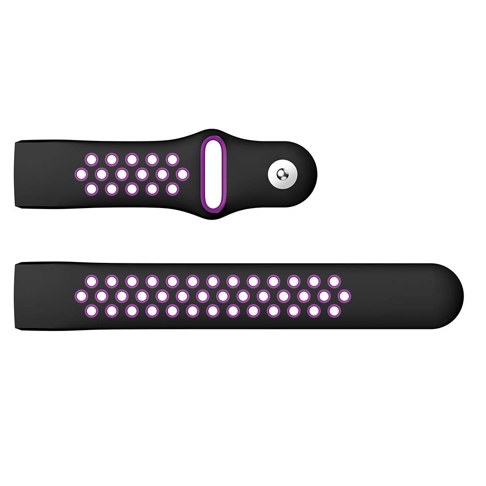 Two-color Soft Silicone Watch Band for Fitbit Charge 3
