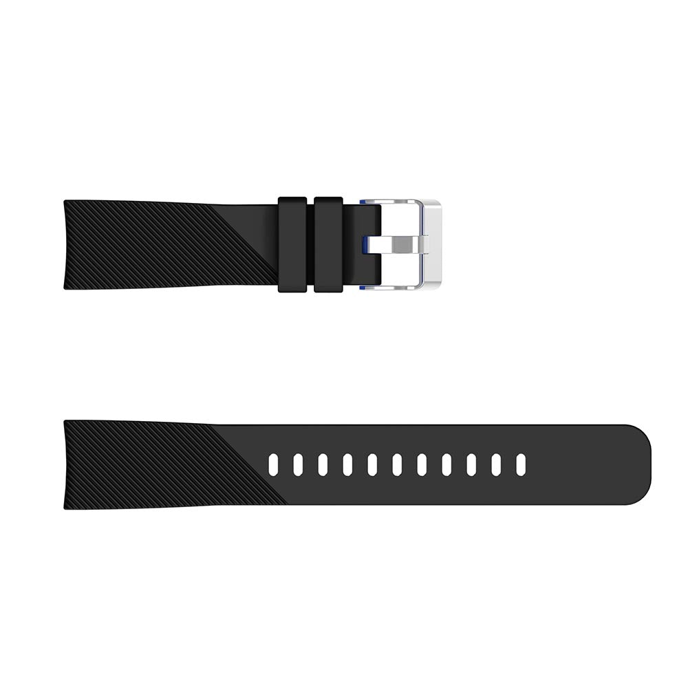20mm Twill Skin Silicone Watch Band for Garmin Forerunner 645/245/245M