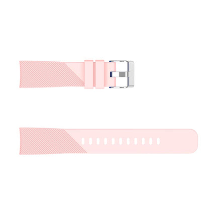 20mm Twill Skin Silicone Watch Band for Garmin Forerunner 645/245/245M