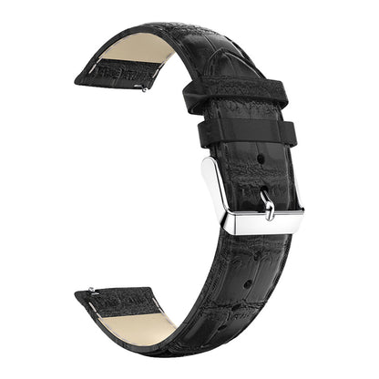 20mm Crocodile Texture Leather Smart Watch Strap Replacement for Amazfit GTS