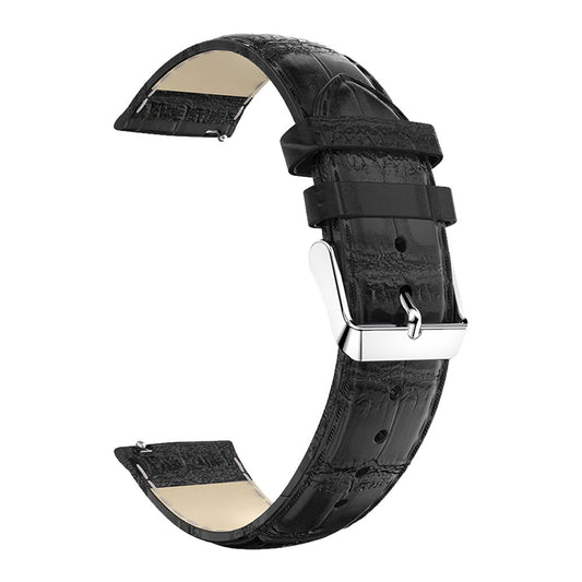 20mm Crocodile Texture Leather Smart Watch Strap Replacement for Amazfit GTS