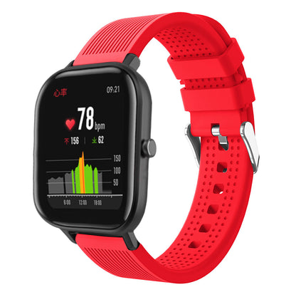 20mm Stripe Silicone Wrist Strap Replacement for Amazfit GTS/Amazfit Bip Lite