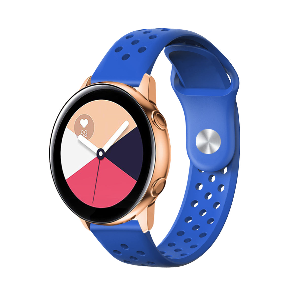 20mm Soft Ventilation Silicone Watch Band Replacement for Garmin Move Luxe/Move Style/Move 3/Move Venu