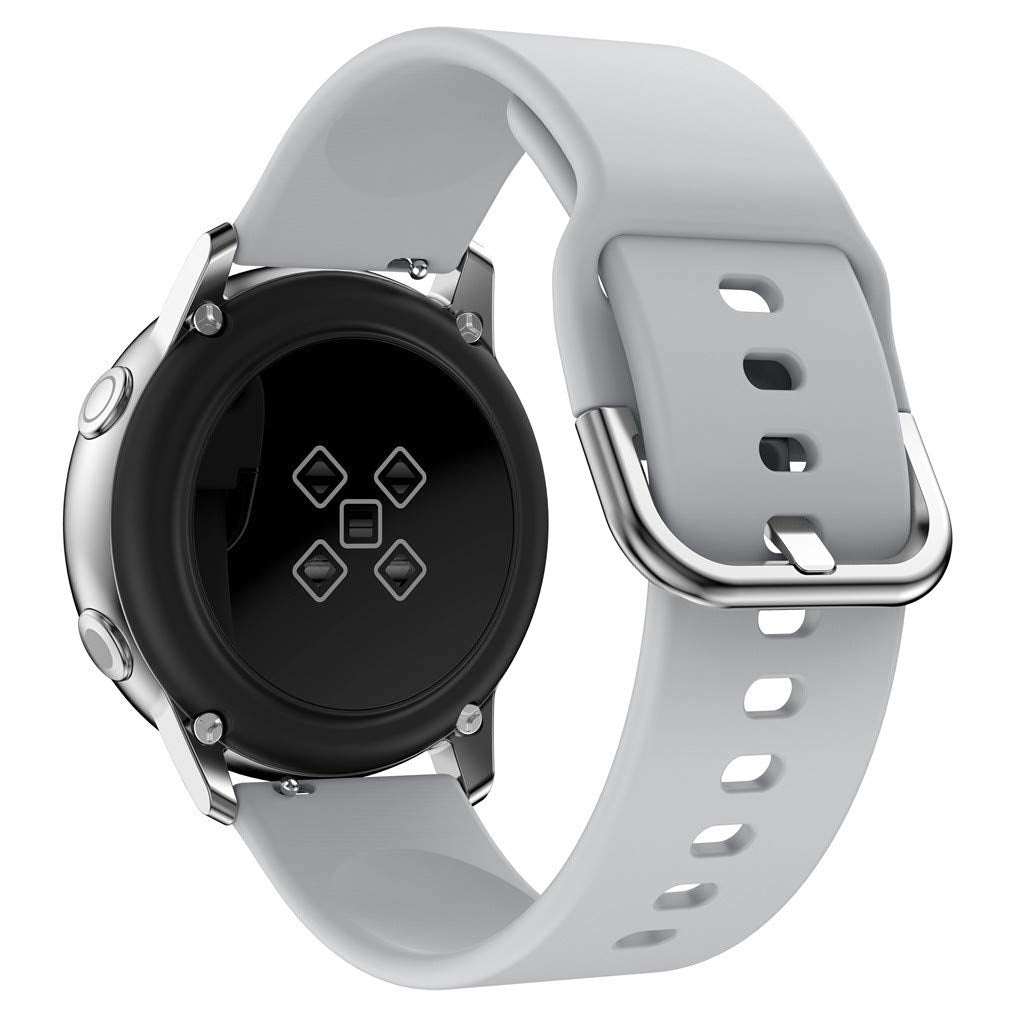 20mm Silicone Wrist Strap Replacement for Samsung Galaxy Watch4 Classic 46mm 42mm/Watch4 44mm 40mm/Garmin Move Luxe/Move Style/Move 3/Move Venu
