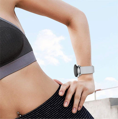 20mm Silicone Wrist Strap Replacement for Samsung Galaxy Watch4 Classic 46mm 42mm/Watch4 44mm 40mm/Garmin Move Luxe/Move Style/Move 3/Move Venu