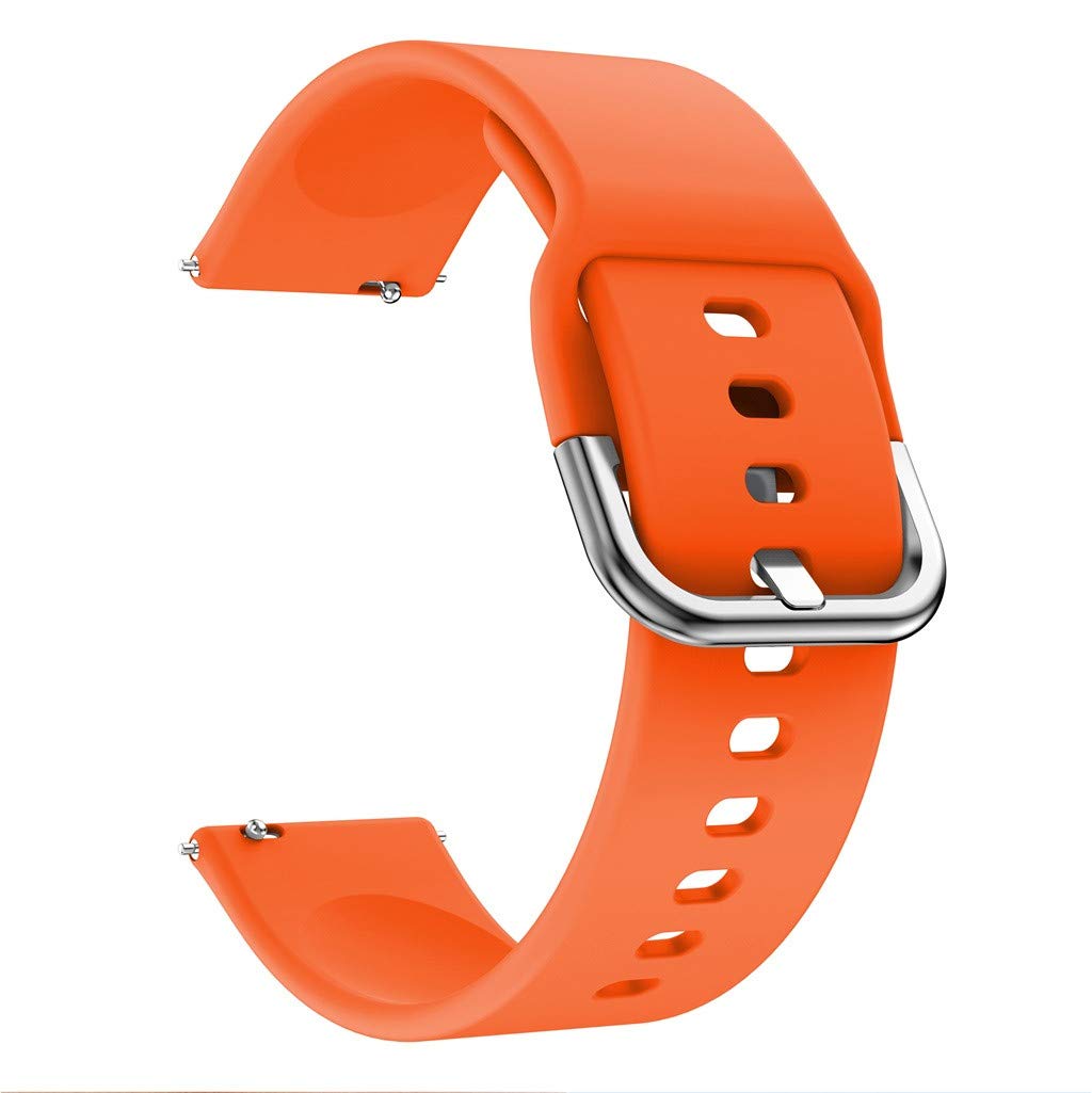 20mm Silicone Wrist Strap Replacement for Samsung Galaxy Watch4 Classic 46mm 42mm/Watch4 44mm 40mm/Garmin Move Luxe/Move Style/Move 3/Move Venu