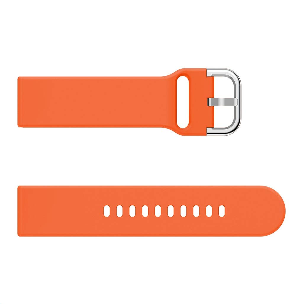 20mm Silicone Wrist Strap Replacement for Samsung Galaxy Watch4 Classic 46mm 42mm/Watch4 44mm 40mm/Garmin Move Luxe/Move Style/Move 3/Move Venu