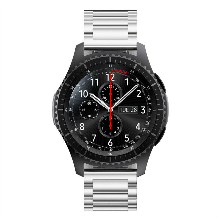 20MM Three Beads Stainless Steel Watchband Replacement Strap for Garmin Move Luxe/Move Style/Move 3/Move Venu