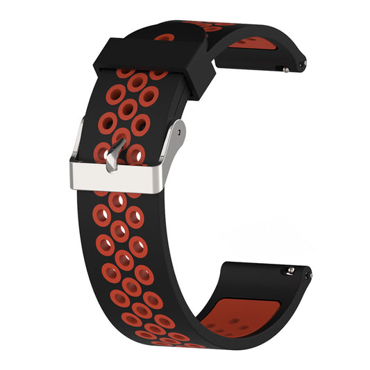 20mm Dual Color Silicone Smart Watch Band for GarminMove Luxe/Move Style /Move 3 /Move Venu