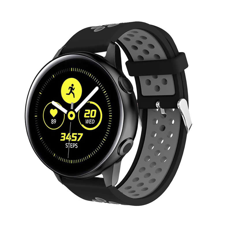 20mm Dual Color Silicone Smart Watch Band for GarminMove Luxe/Move Style /Move 3 /Move Venu