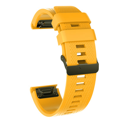 26mm Silicone Watch Band for Garmin Fenix 6X/6X Pro/Fenix 5X/Fenix 5X Plus, Soft Watch Wrist Strap Replacement