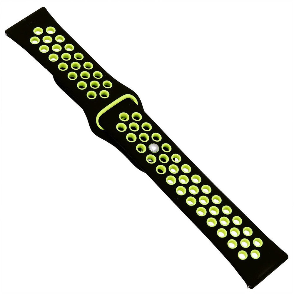 20mm Bi-color Soft Silicone Watch Strap Replacement for Huami Amazfit Smart Watch Youth Edition Lite
