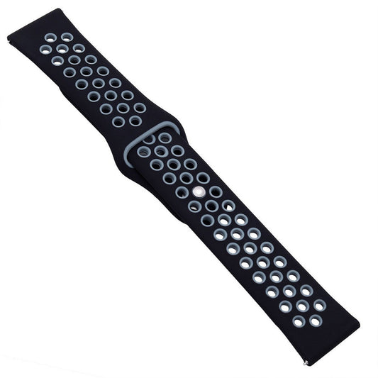 20mm Bi-color Soft Silicone Watch Strap Replacement for Huami Amazfit Smart Watch Youth Edition Lite