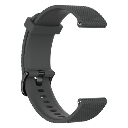 22mm Textured Soft Silicone Strap Watch Band Replacement for Garmin Vivoactive 4