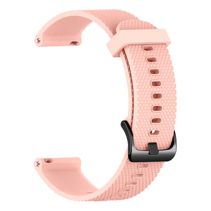 22mm Textured Soft Silicone Strap Watch Band Replacement for Garmin Vivoactive 4