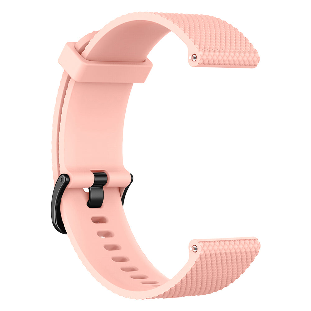 22mm Textured Soft Silicone Strap Watch Band Replacement for Garmin Vivoactive 4